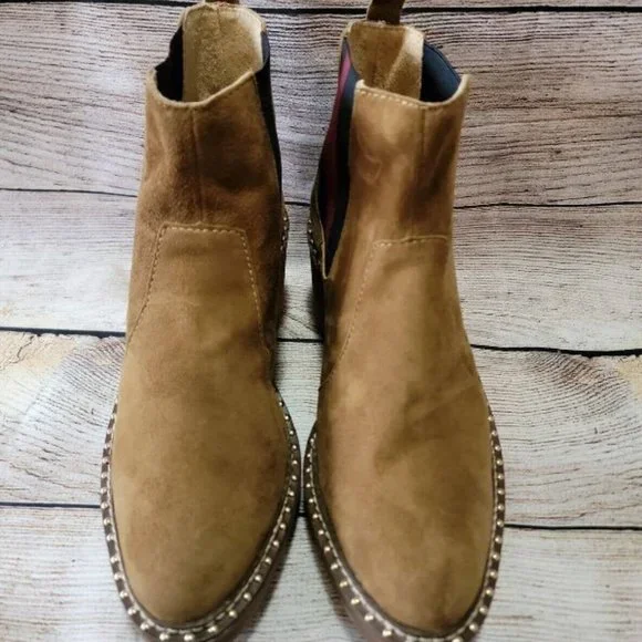 Cecelia New York Gemma Suede Boots / Bootie Womens sz 6.5 - Brand New - Picture 2 of 14